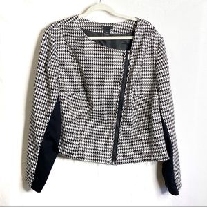 Lane Bryant - Moto Houndstooth Blazer